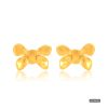 Kids Gold Bow Earrings www.roydiamondbd.com
