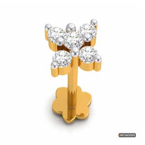 5 Stone Diamond Nosepin www.roydiamondbd.com