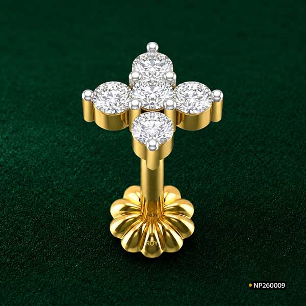 5 Stone Diamond Nosepin www.roydiamondbd.com