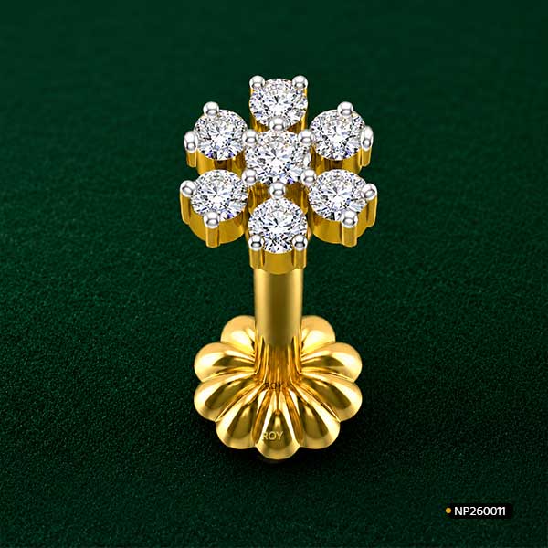 6 Stone Diamond Nosepin www.roydiamondbd.com