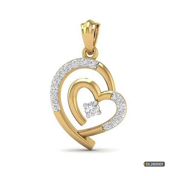 Diamond Locket Pendant Price www.roydiamondbd.com