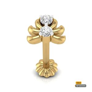 Diamond Two Stone Nosepin www.roydiamondbd.com