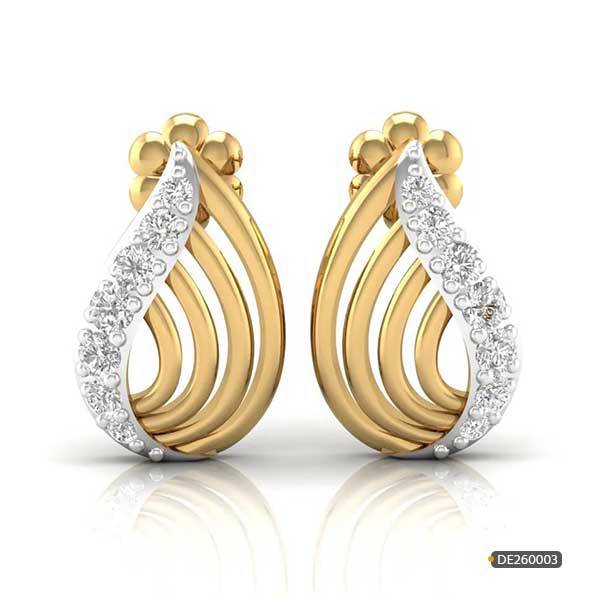 Multi-Stone Diamond Earrings www.roydiamondbd.com