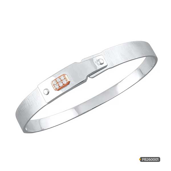 Platinum Diamond Mens Bracelet www.roydiamondbd.com