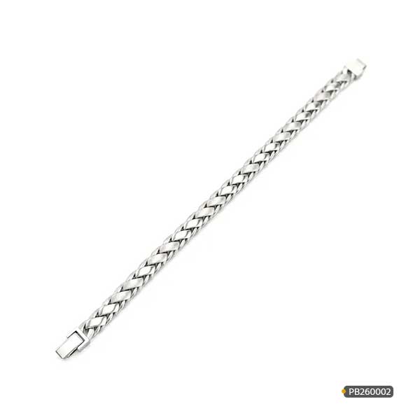 Platinum Plane Gents Bracelet www.roydiamondbd.com