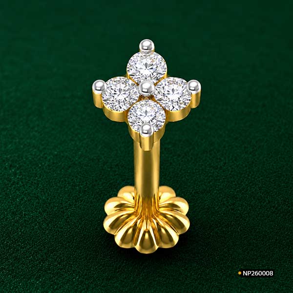 Real Diamond Nosepin 4Stone www.roydiamondbd.com