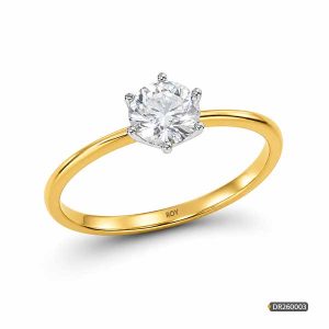 Single Diamond Solitaire Ring www.roydiamondbd.com