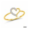 Women's Love Diamond Ring www.roydiamondbd.com