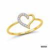 women's love diamond ring www.roydiamondbd.com