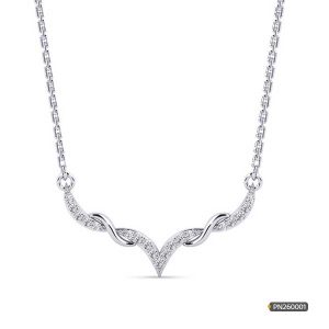 Bridal Platinum Necklace Set www.roydiamondbd.com