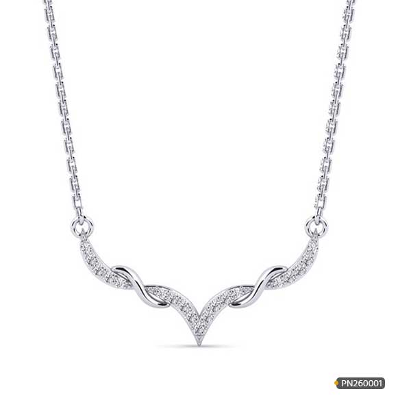 Bridal Platinum Necklace Set www.roydiamondbd.com
