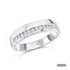 Diamond Platinum Band Ring - wwwroydiamondbd.com