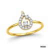 Diamond Teardrop Ring Price www.roydiamondbd.com