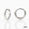 Elegant Platinum Stud Earrings www.roydiamondbd.com