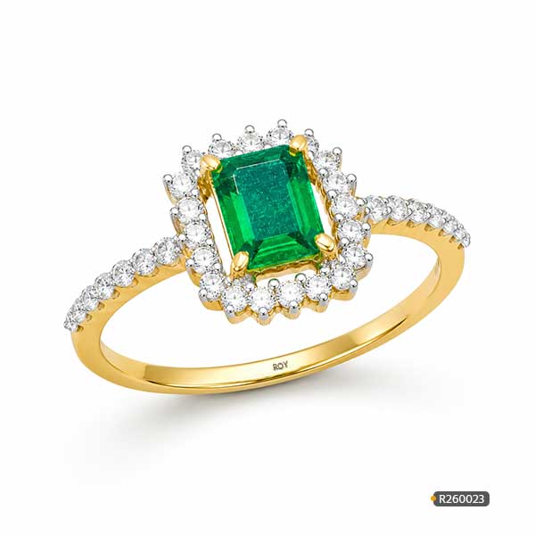 Emerald Diamond Ring Price www.roydiamondbd.com