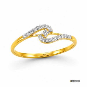 Gold Infinity Diamond Ring www.roydiamondbd.com