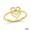 Heart Shaped Diamond Rings www.roydiamondbd.com