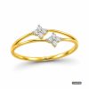 Modern Gold Diamond Ring www.roydiamondbd.com