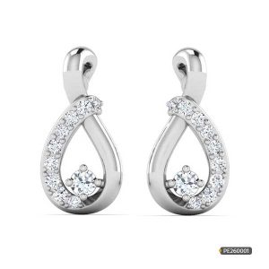 Platinum Diamond Earring wwwroydiamondbdcom