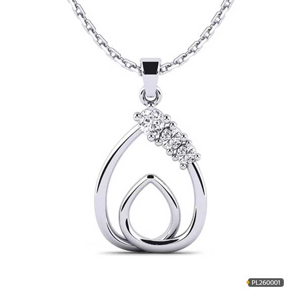 Platinum Diamond Pendant Necklace wwwroydiamondbdcom