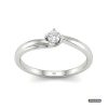 Platinum Ladies Solitaire Ring