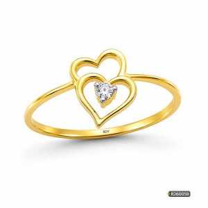 Heart Solitaire Diamond Ring www.roydiamondbd.com
