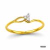 Trinity Diamond Ring Gold www.roydiamondbd.com
