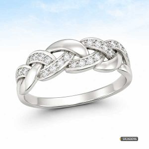 Braided Diamond Band Ring www.roydiamondbd.com