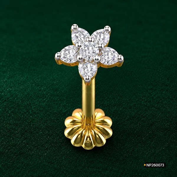Bridal Certified Diamond Nosepin www.roydiamondbd.com