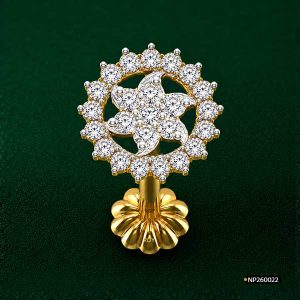 Double Halo Diamond Nosepin www.roydiamondbd.com