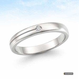 Gents Silver Diamond Ring www.roydiamondbd.com