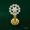 Marquise Swirl Diamond Nosepin www.roydiamondbd.com