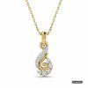 Paisley Swirl Diamond Pendant www.roydiamondbd.com
