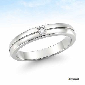 Silver Diamond Band Ring www.roydiamondbd.com