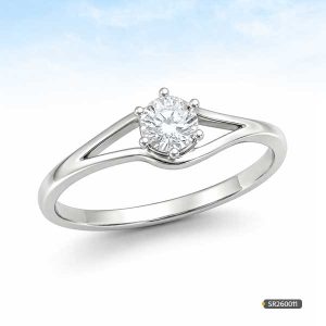 Solitaire Silver Ring Women www.roydiamondbd.com