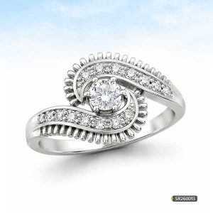Vintage Swirl Diamond Ring www.roydiamondbd.com